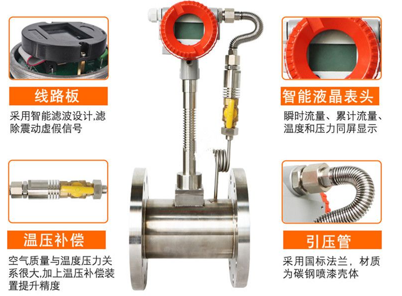 蒸汽流量計安裝現場